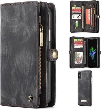ShieldCase 2-in-1 Wallet Case geschikt voor Apple iPhone Xr - ruimte voor pasjes - pasjeshouder - portemonnee