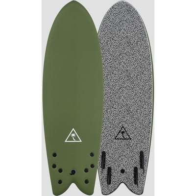 Catch Surf Retro Fish Quad Surfboard patroon