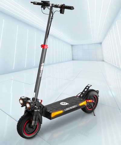 Elektrische scooter voor elk terrein - URBANGLIDE - ECROSS PRO BOOST 2 - 10 - 48V - 1600 W Dubbele motor - 13Ah - Bereik 50KM