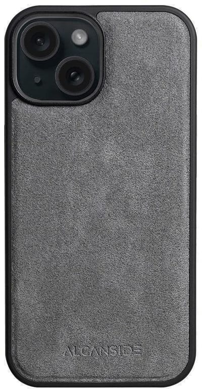 iPhone 16 - Alcantara Back Cover - Nardo Gray