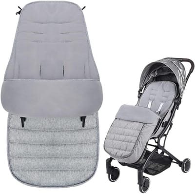 Voetenzak Buggy - Kinderwagen Wiegdeken - Universeel - Grijs