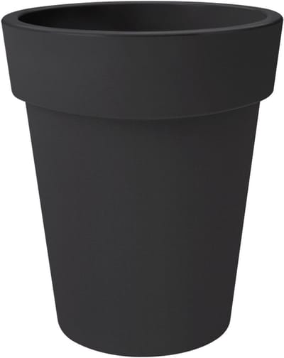 Elho Green Basics Top Planter Hoog 35 - Bloempot voor Buiten - Ø 34.5 x H 41.0 cm - Living black