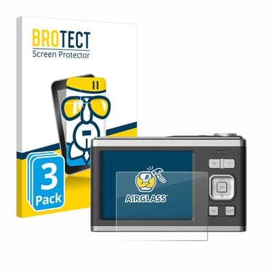 Screenprotector 3 Stuks voor Rollei Compactline 10X Beschermglas transparant