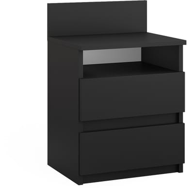 Vicco Monty Nachtkastje – 32.3 x 59.1 cm Zwart