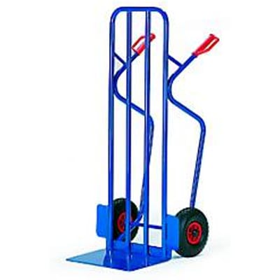 Extra brede steekwagen, draagvermogen 250 kg, volrubberen banden