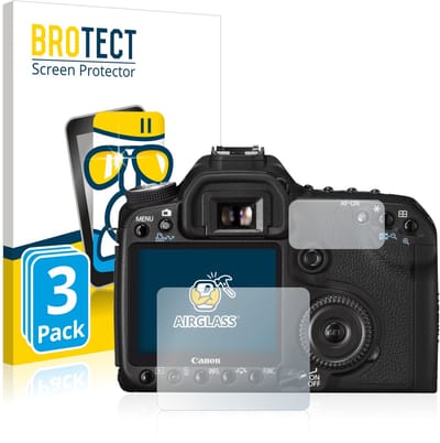 Screenprotector 3 Stuks voor Canon EOS 50D Beschermglas transparant