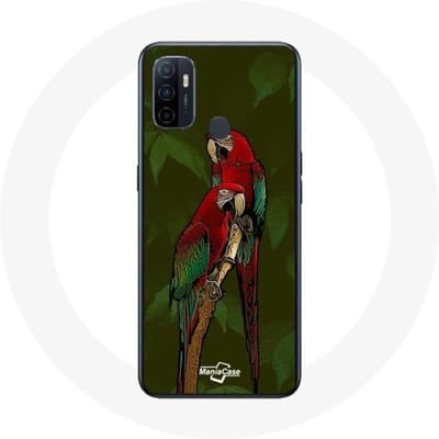 Coque - Pionus - Oppo A53 - Rouge - Souple - Protection rouge