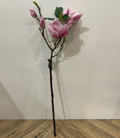 Countryfield-kunstbloem-kunsttak-Magnolia-roze-75cm