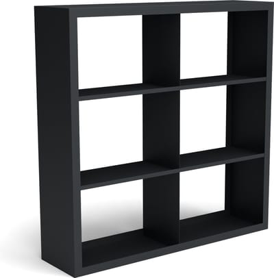 Beltza zwarte houtopslag onderverdeling 6 vakken 1500x385x1500 mm