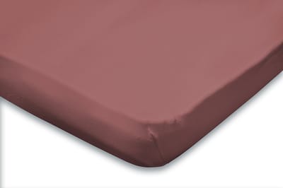 Eleganzzz Hoeslaken Topper Jersey Stretch - Rose - Hoeslaken 80/90x190/200cm - Eenpersoons - 100% Katoen - Topper - Hoeslakens