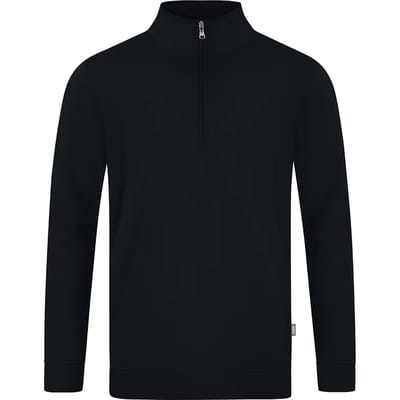 Jako Doubletex Ziptop Heren - Zwart | Maat: 3XL