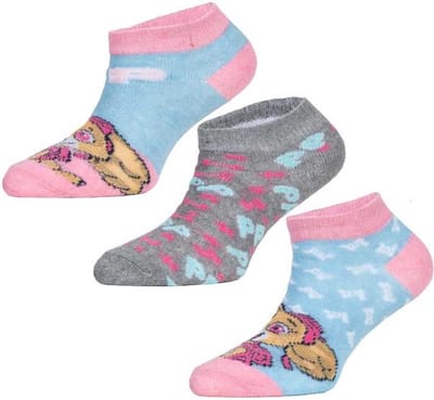 PAW Patrol - sneakersokken PAW Patrol - Skye - 3 paar - maat 23/26