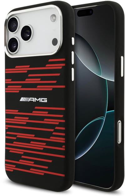 AMG Back Cover - iPhone 17 Pro Max - Zwart - Magsafe - Schokbestendig ontwerp