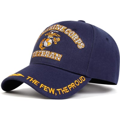 US Marine Corps Pet Hoed Voor Mannen En Vrouwen | Officieel Gelicentieerde Petten | Unisex Marine Petten | Ideaal Als Cadeau Adjustable gray