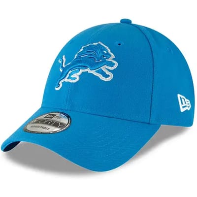 New Era Detroit Lions The League Blue 9FORTY Adjustable Cap