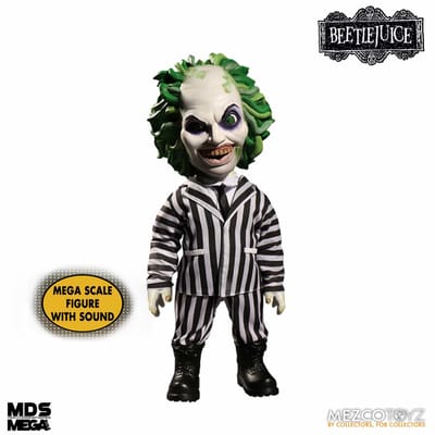 Mezco Toys Beetlejuice MDS Mega Scale Talking Action Figure Beetlejuice 38 cm Action Figuur