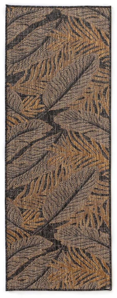 Jute balkonkleed - Borealis zwart/beige 67x180