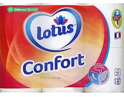Toiletpapier 12 rollen, zacht en sterk, 2-laags