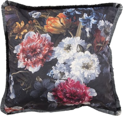 Clayre & Eef Sierkussen 45x45 cm Groen Synthetisch Bloemen