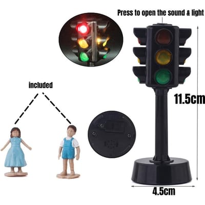 Verkeerslicht Speelgoed Voor Kinderen, Geluid & Licht, Verkeersbord Lamp, Vroege Educatieve Speelgoed Collectie, Kerstcadeau Voor Jongens Meisjes