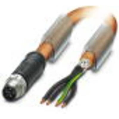 Phoenix Contact 1424104 Sensor/actuator connector, geassembleerd M12 Aantal polen (sensoren): 4 1.50 m 1 stuk(s) Single