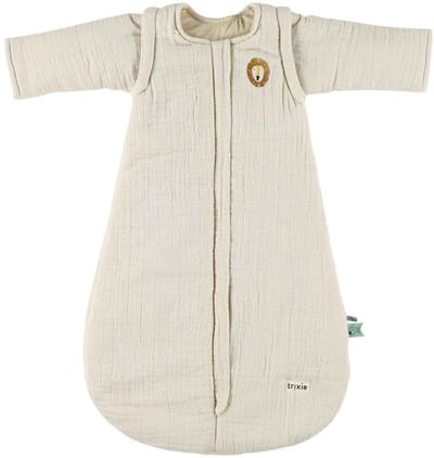 Trixie slaapzak baby tussenseizoen 70cm Bliss Beige Mr. Lion - autostoel geschikt.