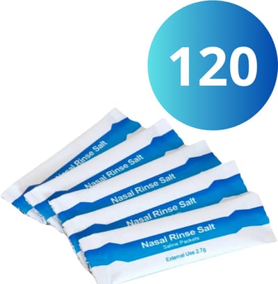 Neus spoelzout - Nasal zout - 120 zakjes - Neusdouche- Nasaalzout - Neuszout - Nasal salt