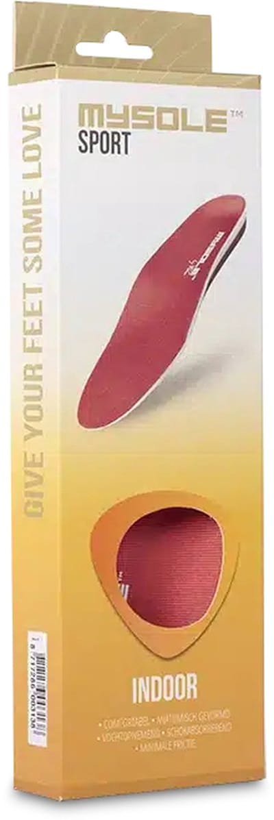 MYSOLE™ Sport Indoor - Inlegzolen voor zaalsporten - 1 paar - Maat 35