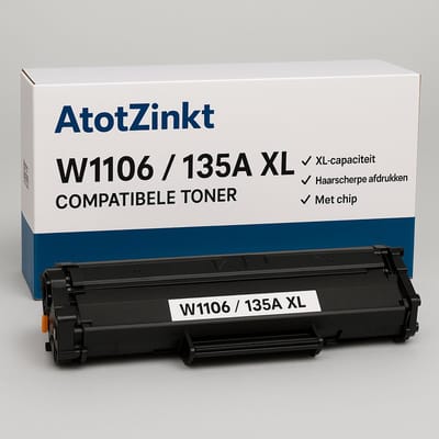 AtotZinkt Huismerk Toner HP W1106 / 135A XL 2000 pagina's