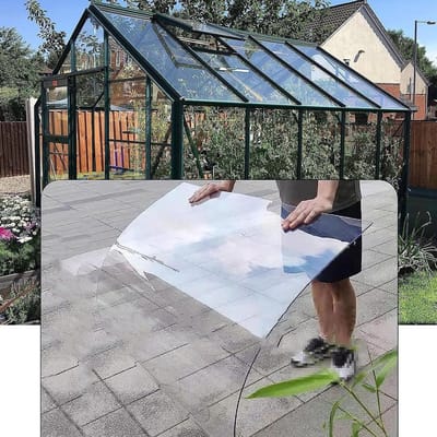 Kunststof Plaat - Polycarbonaat Paneel - Dak Bedekken - Hoge Slagvastheid - 1.22 x 5 m - Transparant