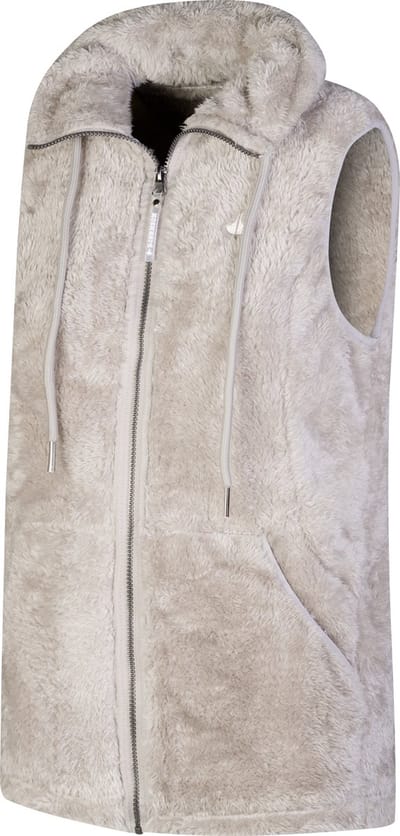BJØRNSON Syrin Coral Fleece Bodywarmer Dames - 4 seizoenen - Maat 36 - Beige