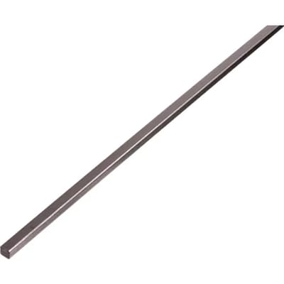 Alberts 432423 vierkante stang | staal | 1000 x 10 x 10 mm