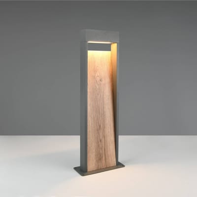 LED Tuinverlichting - Staand Buitenlamp - Trio Selman - 11W - Warm Wit 3000K - Spatwaterdicht IP44 - Bruin - Aluminium