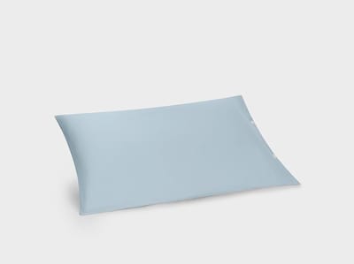 Yumeko kussensloop jersey fresh blauw 40x80 - Bio, eco & fairtrade - 1 stuk