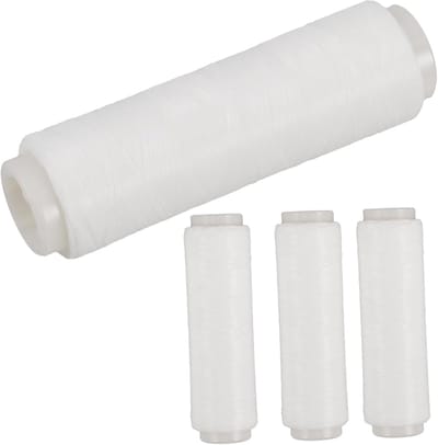 Vislijn Rolletjes - Visdraad Elastisch - Bait Bevestigen - Duurzaam Nylon Materiaal - 4 Rollen - Wit
