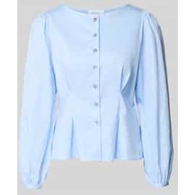 Blouse van puur katoen met knoopsluiting