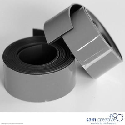 Sam Creative Magneetband 20mm - Whiteboard - Grijs - 2 rollen