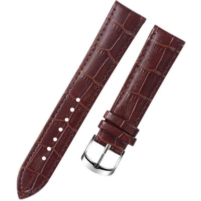 8 10 12 14 15 16 17 18 19 20 mm Echt lederen horlogeband horlogeband horlogeband vrouwelijk rood wit zwart 17mm bruin