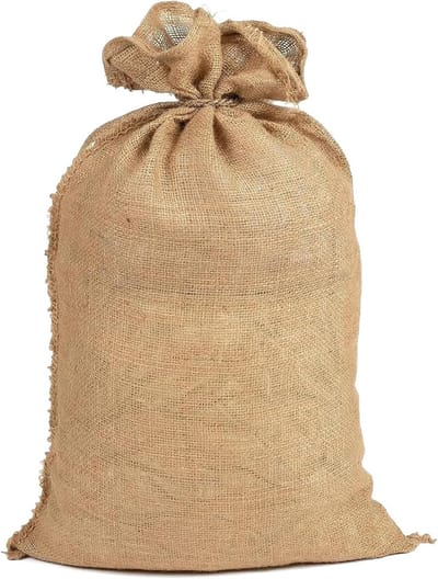 Natuurlijke Jute Tas voor Planten, Tuin, Meubels en Opslag - Duurzaam en Milieuvriendelijk voor Feesten en Creatieve Projecten