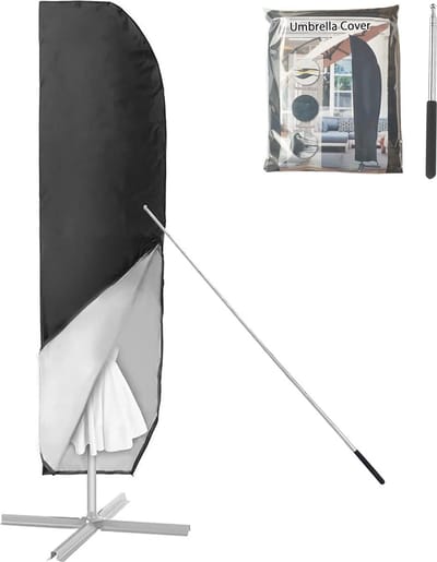 Weerbestendige Parasolhoes voor Zweefparasols - Bescherming tegen UV, Wind en Sneeuw (265x40x70x50cm)