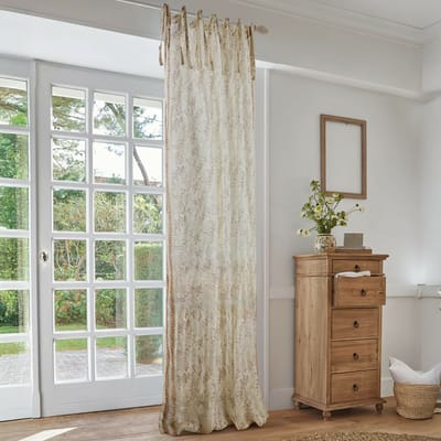 LOBERON Gordijn Floréane bruin/beige