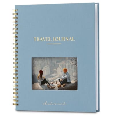 Reisdagboek voor Dames en Heren - Avonturen Scrapbook, Bucketlist en Reis Planner