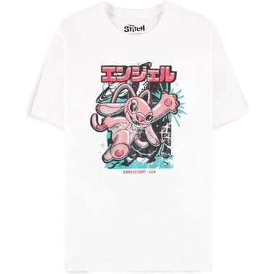 Lilo & Stitch - Disney T-shirt - Vintage Angel - S tot XXL - voor Vrouwen - wit