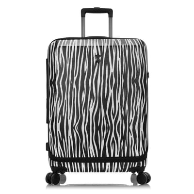 Heys EZ Fashion 4 wielen Trolley M 66 cm met uitbreidingsplooi - Harde bagage - TSA slot - zebra