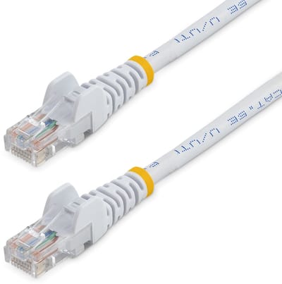 StarTech.com 5m White Cat5e / Cat 5 Snagless Ethernet Patch Cable 5 m - network cable - 5 m - white - Wit - 5m