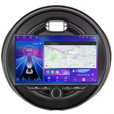 Navigatiesysteem auto met scherm - autoradio geschikt voor CarPlay en Android auto - bluetooth radio - geschikt voor Mini Cooper F55 2014-2019