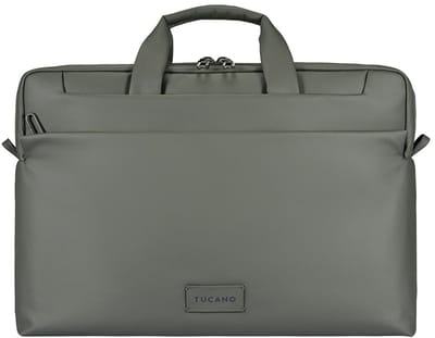 Tucano Work Out 5 Double bag MacBook 16” – Gemaakt van Milieuvriendelijk RPET – Waterbestendig – Dubbel Compartiment voor Betere Organisatie - Groen