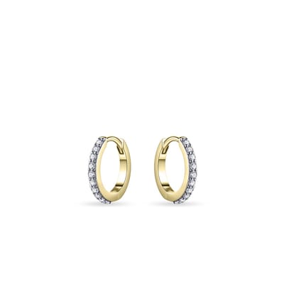 Gisser Jewels Goud Oorringen Goud VGKC1013