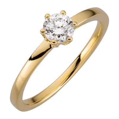 Orolino Ring Gold 750 mit natürlichem Brillant 0,50 ct.
