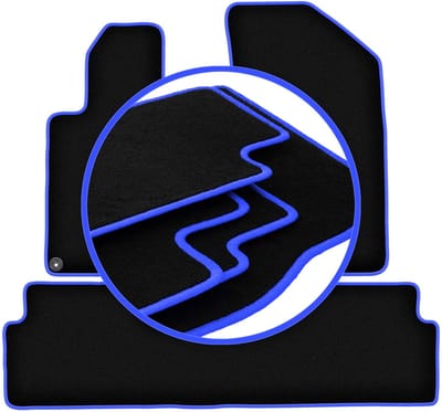 CARLUX-BLUE automatten voor: Peugeot 508 RXH achter compleet (2010-2018)